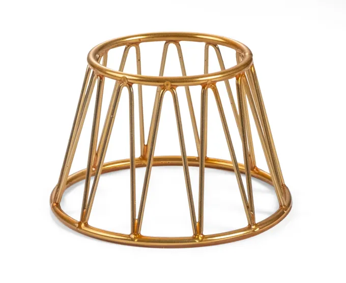 Présentoir Bufffet Mini CROWN Doré 10 cm - Pujadas