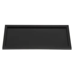 Présentoir de salle de bain noir