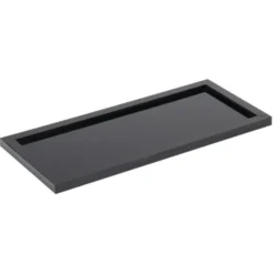 Présentoir de salle de bain noir
