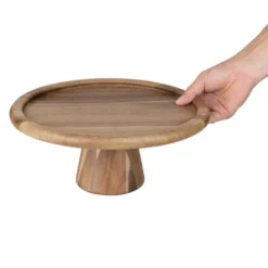 Présentoir à Gâteau en Acacia 305(Ø) X 127(H) - Olympia