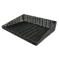 Présentoir Polypropylène Noir Tablette 40X30 Lot de 6 - Prolinea