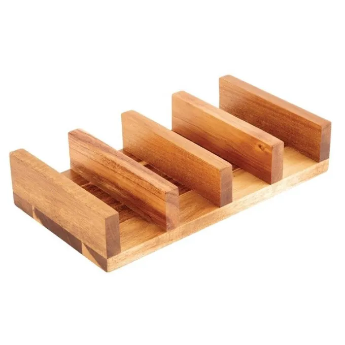 Présentoir à sandwiches en acacia Olympia