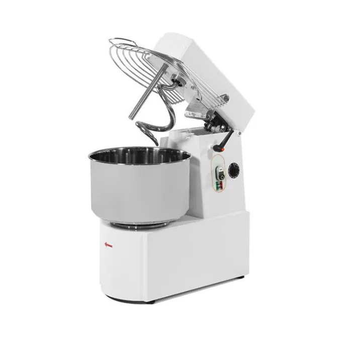 Pétrin Professionnel à Spirale Tête Relevable et Cuve Fixe - 32L - Monophasé 230V - Resto Italia