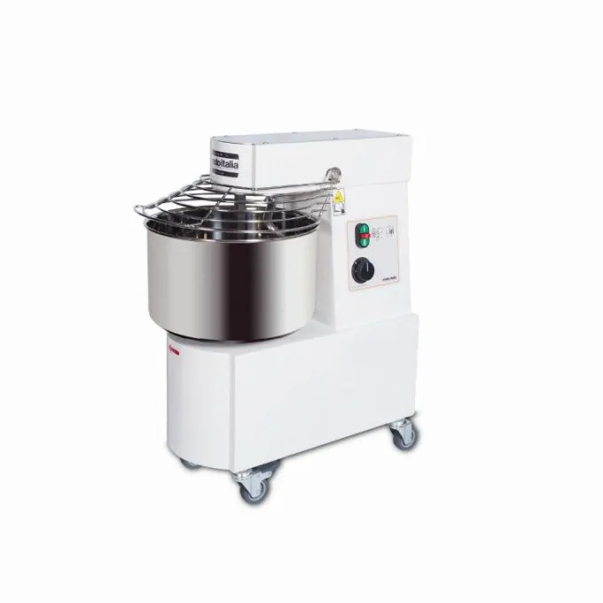 Pétrin Professionnel à Spirale Tête et Cuve Fixe - 7 Litres - Monophasé 230V - Resto Italia