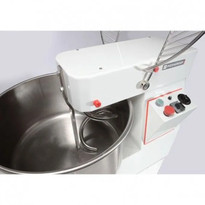 Pétrin Professionnel Vitesse Variable Tête Et Cuve Amovible - 42 Litres - PizzaGroup