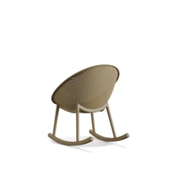 Qosy Chaise à bascule outdoor Sable - Lot de 2 - Veba