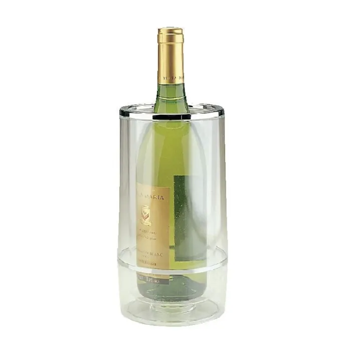 Rafraîchisseur de Bouteille Professionnel en Acrylique Transparent Double Paroi - APS