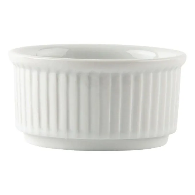 Ramequins Blancs Empilables 85mm Lot de 12 Olympia