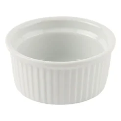 Ramequins Blancs 85mm Lot de 12 Olympia