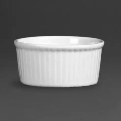Ramequins Blancs 80mm Whiteware Lot de 12 Olympia