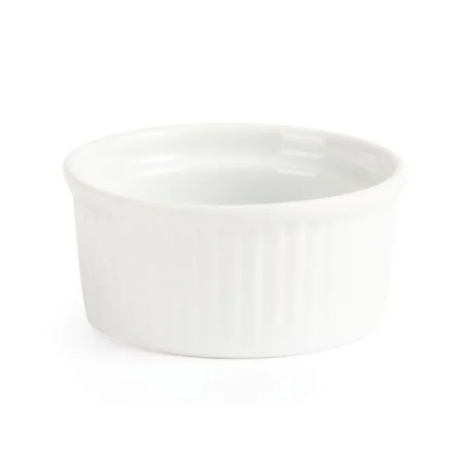 Ramequins Blancs 80mm Whiteware Lot de 12 Olympia