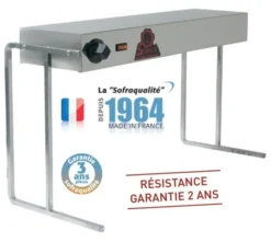 Rampe chauffante infrarouge sans régulateur - L 920 mm - Sofraca