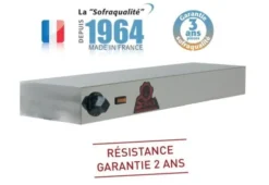 Rampe chauffante infrarouge sans régulateur - L 920 mm - Sofraca