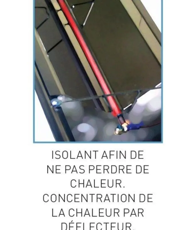 Rampe chauffante infrarouge avec régulateur - L 920 mm - Sofraca