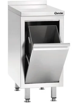 Range-poubelle Inox Professionnelle - Profondeur 700 mm - Bartscher