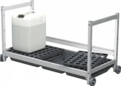 Rayonnage Alimentaire Structure Duralinox 4 Niveaux - L 1077 x P 360 x H 1800 mm