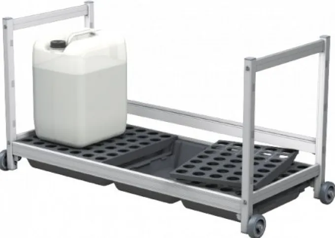 Rayonnage Alimentaire Structure Duralinox 4 Niveaux - L 1077 x P 360 x H 1800 mm