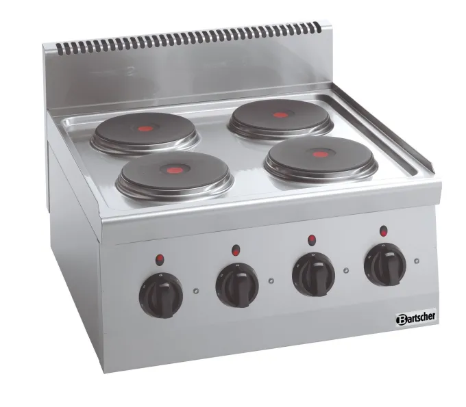 Réchaud Electrique Professionnel - 4 plaques - 8 kW - Bartscher