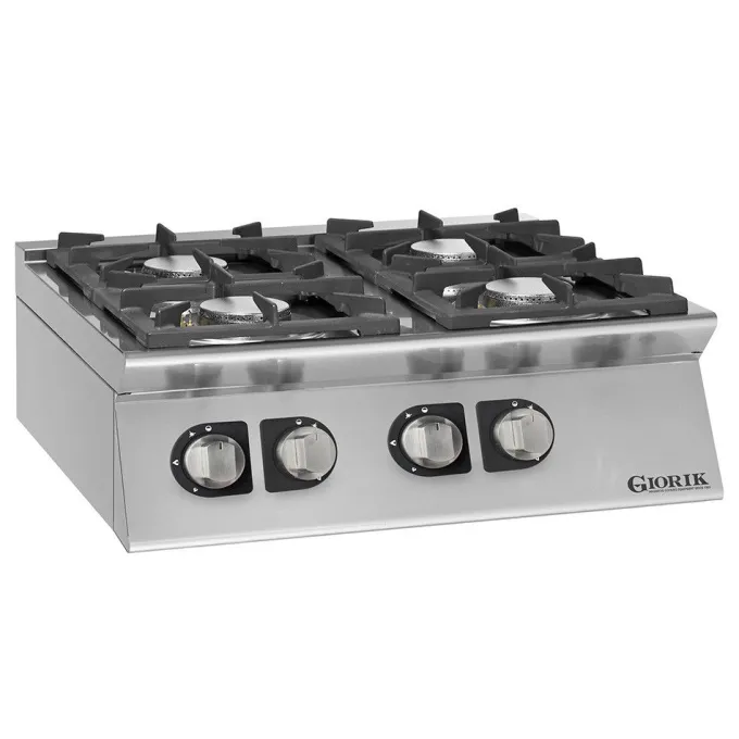 Réchaud Feux Vifs Gaz, 4 Feux - Giorik - ECG740T