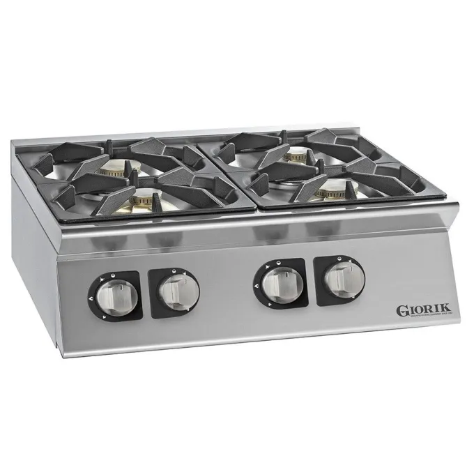 Réchaud Feux Vifs Gaz, 4 Feux - Giorik - CG740T