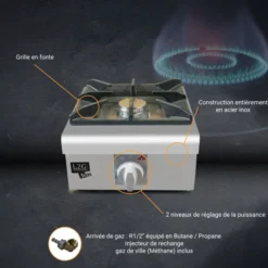 Réchaud à Gaz à Poser 1 Feu - L2G