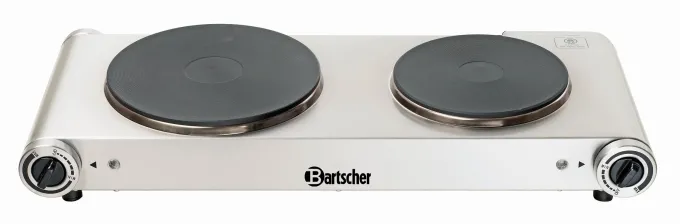 Réchaud Électrique Professionnel - 2 Plaques - 2,5 kW - Bartscher