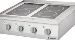 Réchaud Électrique Vitrocéramique 4 Plaques à Poser 10 kW - Stalgast
