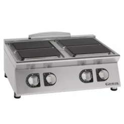 Réchaud Plaques Electriques Carrées, 4 feux - Giorik - CE74QT