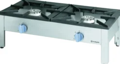 Réchaud Professionnel à Gaz 2 Brûleurs 18 kW - G20 - Stalgast