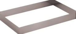 RECTANGLE INOX POUR PLAQUES INOX REF 778 060-L2G