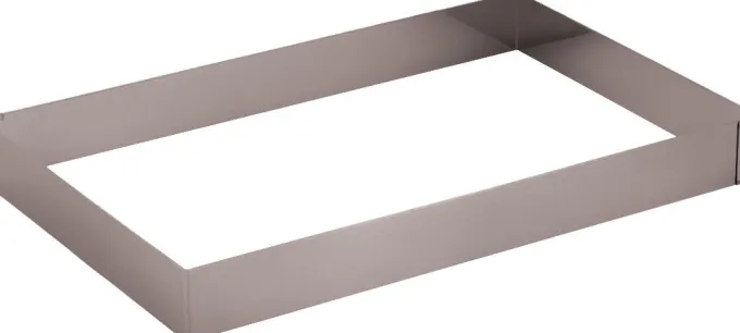 RECTANGLE INOX POUR PLAQUES INOX REF 778 060-L2G