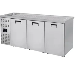 Refroidisseur de Boisson Avec Evier Gauche - 3 Portes - 2R - Combisteel