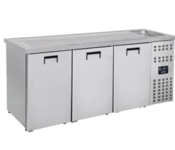 Refroidisseur de Boisson Avec Evier Gauche - 3 Portes - 2R - Combisteel