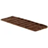 Reglette Polypropylène Marron 29X1X9 Lot de 16 - Prolinea