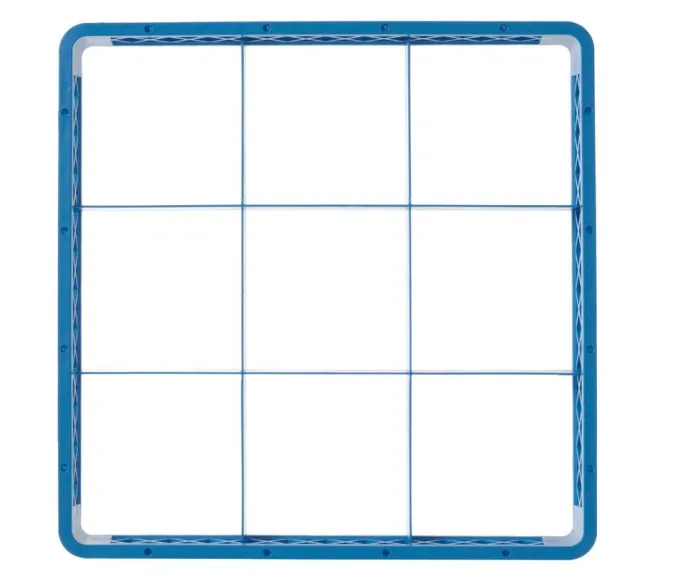 Rehausseur pour casier de lavage 9 compartiments 500x500x(H)45 mm - Hendi