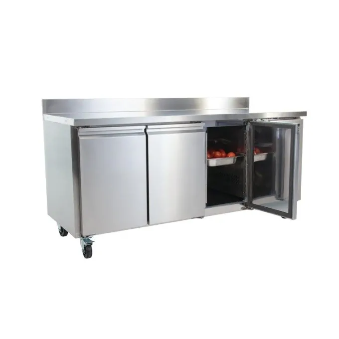 Réfrigérateur Comptoir Série U 3 portes avec Dosseret 417 Litres - Polar