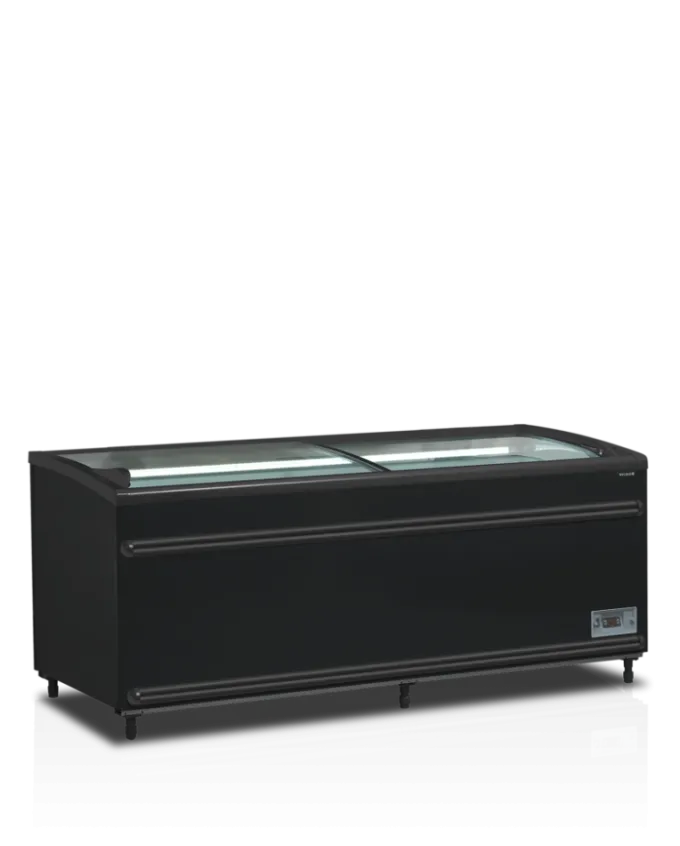 Réfrigérateur congélateur de supermarché noir SFI210B-CF VS - Tefcold