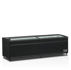 Réfrigérateur congélateur de supermarché noir SFI250B-CF VS - Tefcold