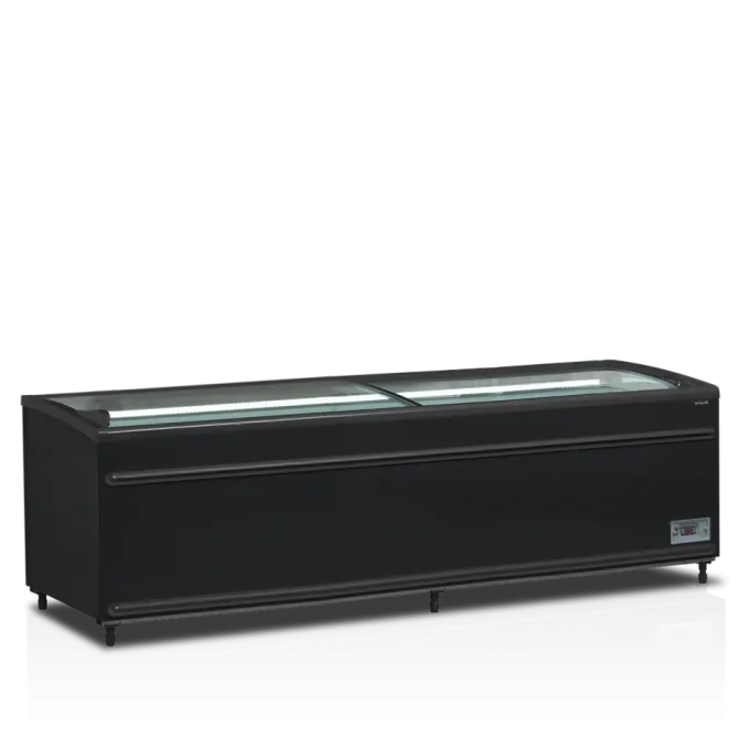 Réfrigérateur congélateur de supermarché noir SFI250B-CF VS - Tefcold