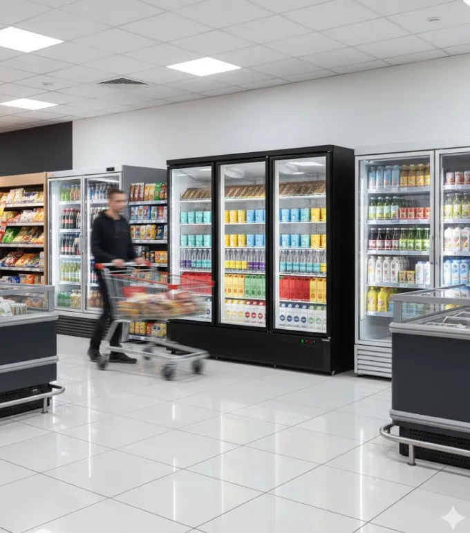 Réfrigérateur Professionnel vitré Atom Maxi C3DB - Tefcold