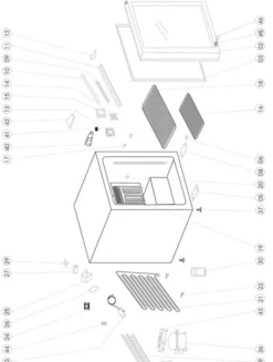 Réfrigérateur Table Top BC60 - TEFCOLD