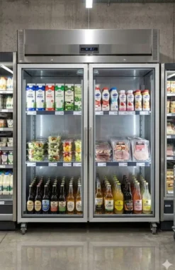 Réfrigérateur Vertical GN2/1 RK1420G - TEFCOLD