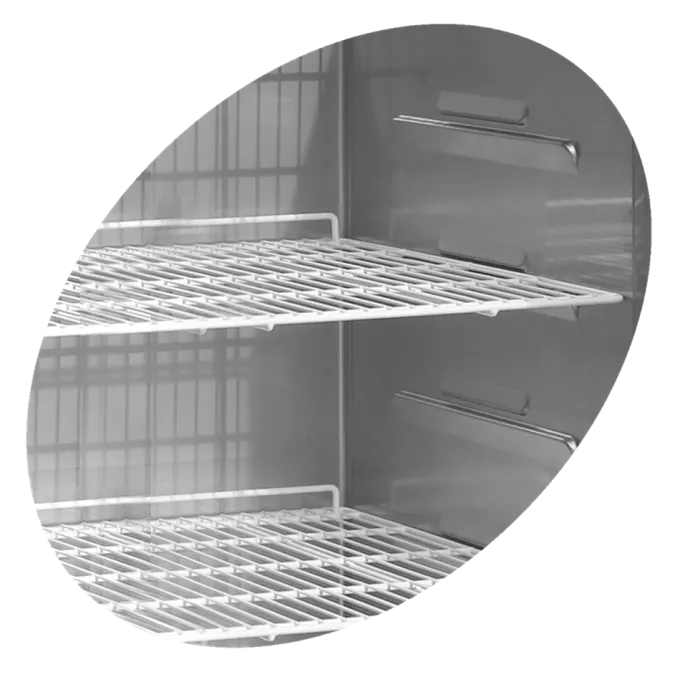 Réfrigérateur vertical professionnel GN2/1 - TEFCOLD