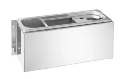 Rince Cuillère à Glace - Inox - H 115 mm - Hendi