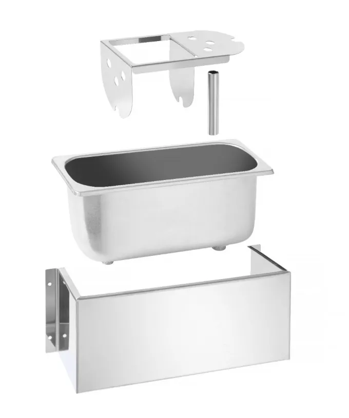 Rince Cuillère à Glace - Inox - H 115 mm - Hendi