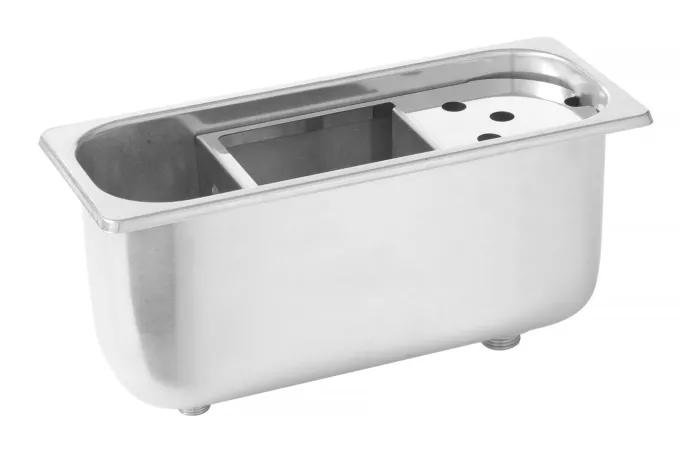 Rince Cuillère à Glace - Inox - H 115 mm - Hendi