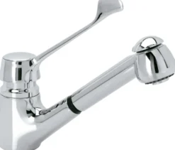 Robinet Industriel Mélangeur Eau Froide et Chaude et Bec Amovible - Distform