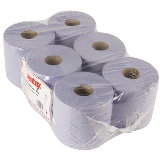 Rouleau Bleu à Alimentation Centrale - Lot de 6 - Jantex