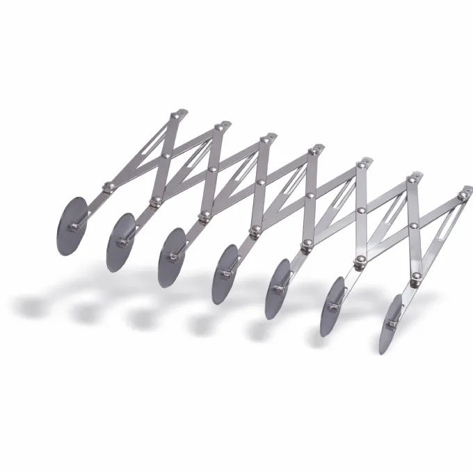 Rouleau Multi-Coupe Extensible en Inox - 7 Roulettes - Pujadas
