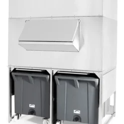 Réserve-Bac à Glaçons Inox 1000kg avec chariots de manutention - BREMA - DRB1200/SPLIT600